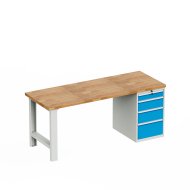 Tavolo da officina con base contenitore HD_01_124