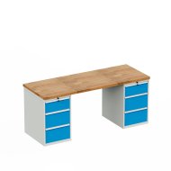 Tavolo da officina con base contenitore HD_1233