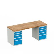 Tavolo da officina con base contenitore HD_1244