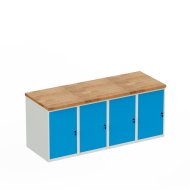Tavolo da officina con base contenitore HD_20DDDD