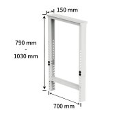 Gamba per tavolo da officina HDZ-T02 - 2