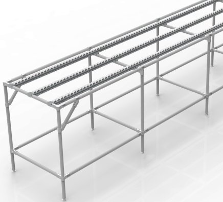 Trasportatore con rulliere (varie varianti) - 1