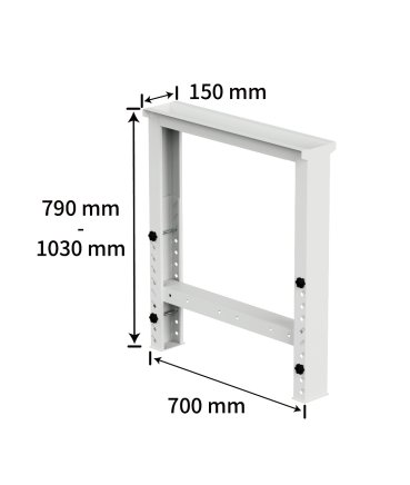 Gamba per tavolo da officina HDZ-T02 - 4