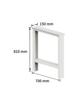 Gamba per tavolo da officina HDZ-T01 - 2