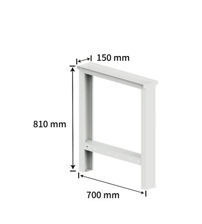 Gamba per tavolo da officina HDZ-T01 - 2