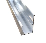 Guida in alluminio per pista a rulli 40 mm