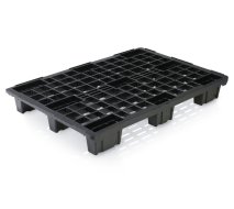 Pallet in plastica leggero impilabile h. 130 x l. 800 x d. 1200 mm