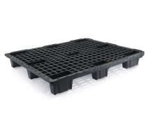 Pallet in plastica leggero impilabile H. 135 x L. 1000 x P. 1200 mm