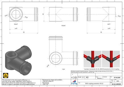 Copertura protettiva per frizioni AC-02BKESD - 4