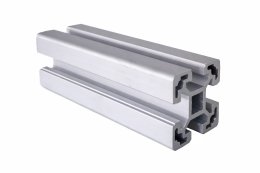 Profilo alluminio 40 x 40, MI40x40L B10 1 mt + taglio a misura