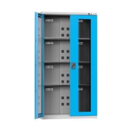 Armadio di ricarica da officina con porta in vetro NSK2S