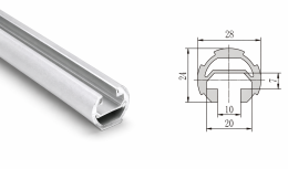 Tubo in alluminio ATP-1270_H