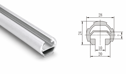 Tubo in alluminio ATP-1270_H - 1