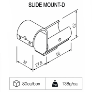 Supporto per tubi scorrevoli tipo SM-2810D - 2