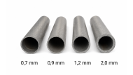 Tubo in acciaio ESD ECCO PP-1200EG con spessore della parete di 2,0 mm - colore grigio - 2