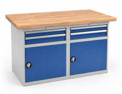 Tavolo da officina con base contenitore CE15_DD