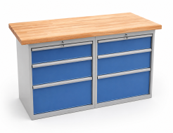 Tavolo da officina con base contenitore CE15_DD