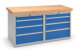 Tavolo da officina con base contenitore CE15_DD