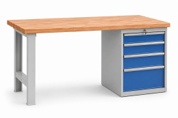 Tavolo da officina con base contenitore CE15_DD
