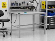 Tavolo antistatico regolabile in altezza Enprag SPESD, 1800 × 900 mm - 2
