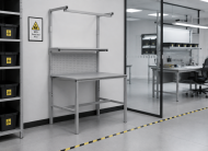 Tavolo antistatico regolabile in altezza Enprag SPEXESD187, 1800 × 700 mm - 2