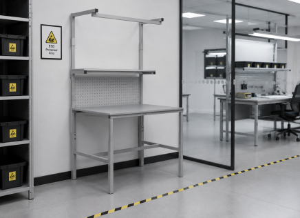 Tavolo antistatico regolabile in altezza Enprag SPEXESD187, 1800 × 700 mm - 2