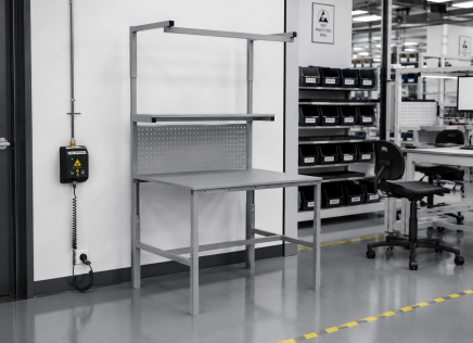 Tavolo antistatico regolabile in altezza Enprag SPEXESD189, 1800 × 900 mm - 2