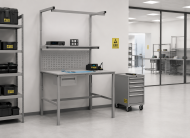 Tavolo antistatico regolabile in altezza Enprag SPEXESD, 1500 × 700 mm - 2