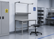 Tavolo antistatico regolabile in altezza Enprag SPEXESD, 1800 × 700 mm - 2