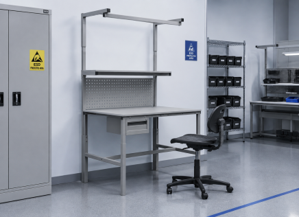 Tavolo antistatico regolabile in altezza Enprag SPEXESD, 1800 × 700 mm - 2