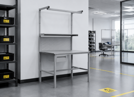 Tavolo antistatico regolabile in altezza Enprag SPEXESD, 1500 × 900 mm - 2