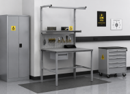 Tavolo antistatico regolabile in altezza Enprag SPEXESD, 1800 × 900 mm - 2
