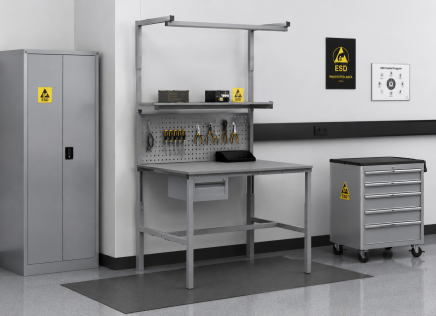 Tavolo antistatico regolabile in altezza Enprag SPEXESD, 1800 × 900 mm - 2