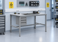 Tavolo antistatico regolabile in altezza Enprag SPESD, 1800 × 700 mm - 2