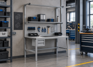 Tavolo antistatico Enprag SPEXESD, profondità 900 mm (4 modelli) - 2