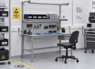 Tavolo antistatico regolabile in altezza Enprag SPEXESD, 1800 × 700 mm - 2