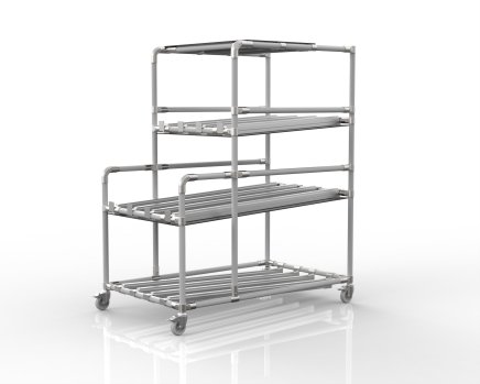 Scaffale dinamico ESD con piano in plastica - 1