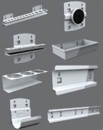 Set di staffe per sistema Q QDN 5002