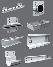 Set di staffe per sistema Q QDN 5002 - 1