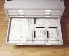 Armadio per mappe e disegni A1 - estensione FCB44