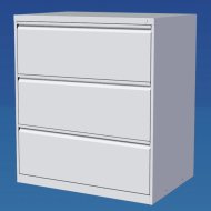 Classificatore in metallo a due file e tre cassetti G2323