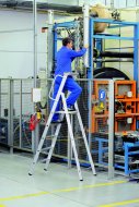Scaletta con ampia piattaforma (7 modelli)