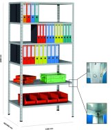 KOVONA Scaffale a vite 100 kg (12 modelli)