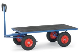 Carrello manuale con ruote in gomma e gancio di traino 6403VZ, 6404VZ, 6405VZ, 6406VZ (4 modelli)