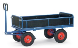 Carrello manuale con ruote in gomma 6453V, 6454V, 6455V, 6456V (4 modelli)