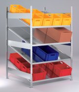 META CLIP 3M - scaffali con ripiani inclinati (4 modelli)