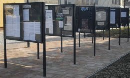 Vetrina bifacciale a doppia anta DXL120, profondità 120 mm (2 modelli)