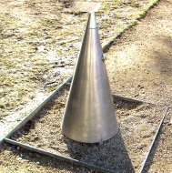Cono bevitore in acciaio inox