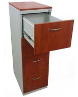 Mobile classificatore in metallo con frontali in legno REG 44 Lamino