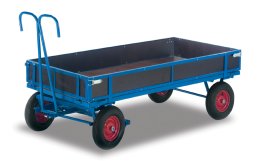 Carrello pianale manuale con sponde zu-15131, zu-15132, zu-15161, zu-15162, zu-15201, zu-15202 (6 modelli)